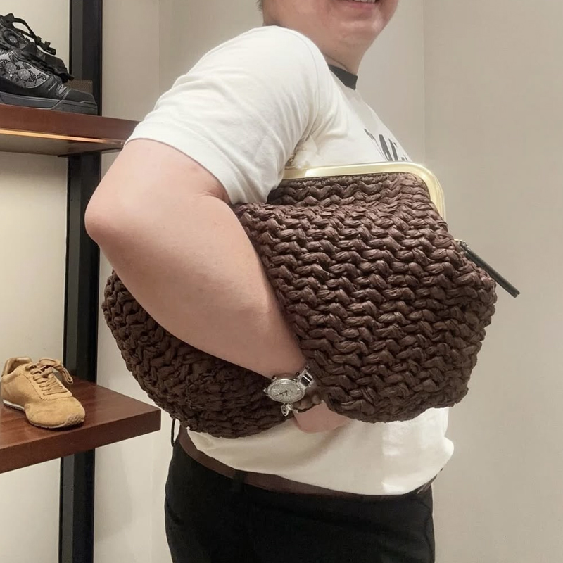 Bolsa de praia feminina de pal - Crochet Bag Raffia avaliação e preço