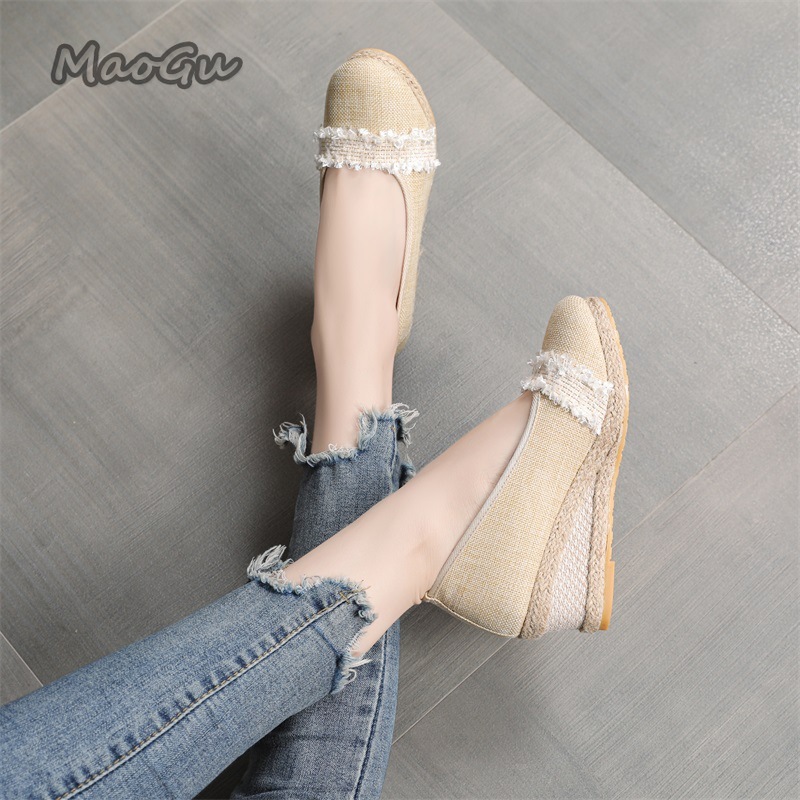 Sapatos femininos de espadrilh - Wedge Espadrille Women avaliação e preço