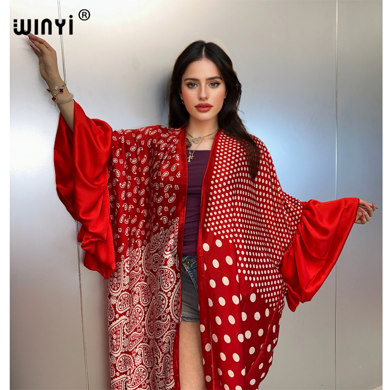Vestido de Verão WINYI, Kimono - Cover Up Kaftan avaliação e preço