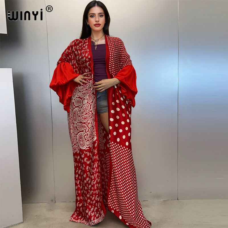 Vestido de Verão WINYI, Kimono - Cover Up Kaftan avaliação e preço