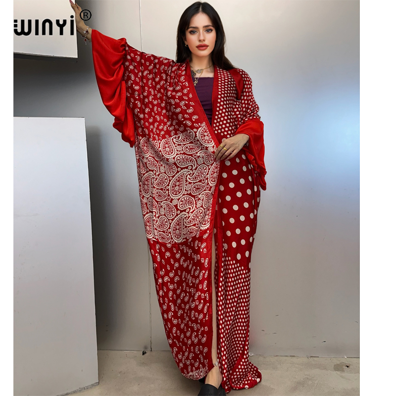 Vestido de Verão WINYI, Kimono - Cover Up Kaftan avaliação e preço