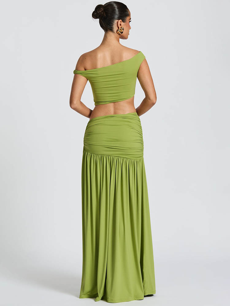 Conjunto de Vestido Elegante M - Crop Top Crochet avaliação e preço