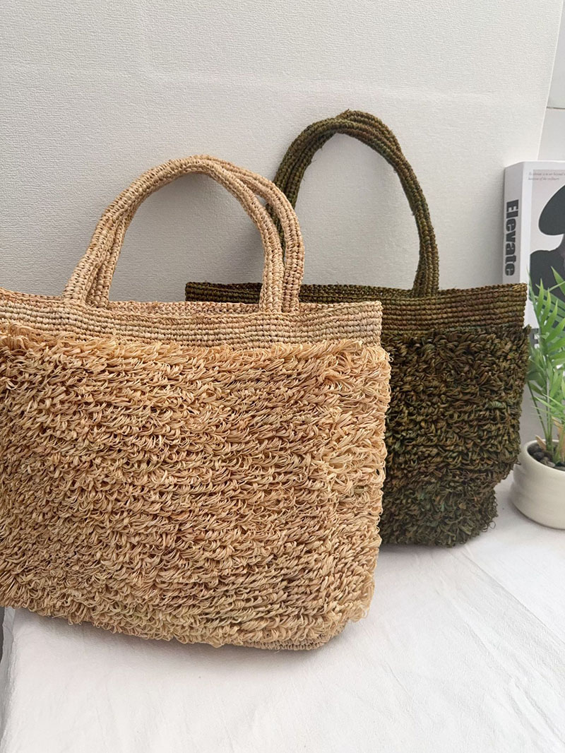 Bolsa de Palha de Ráfia Luxuos - Crochet Bag Raffia avaliação e preço