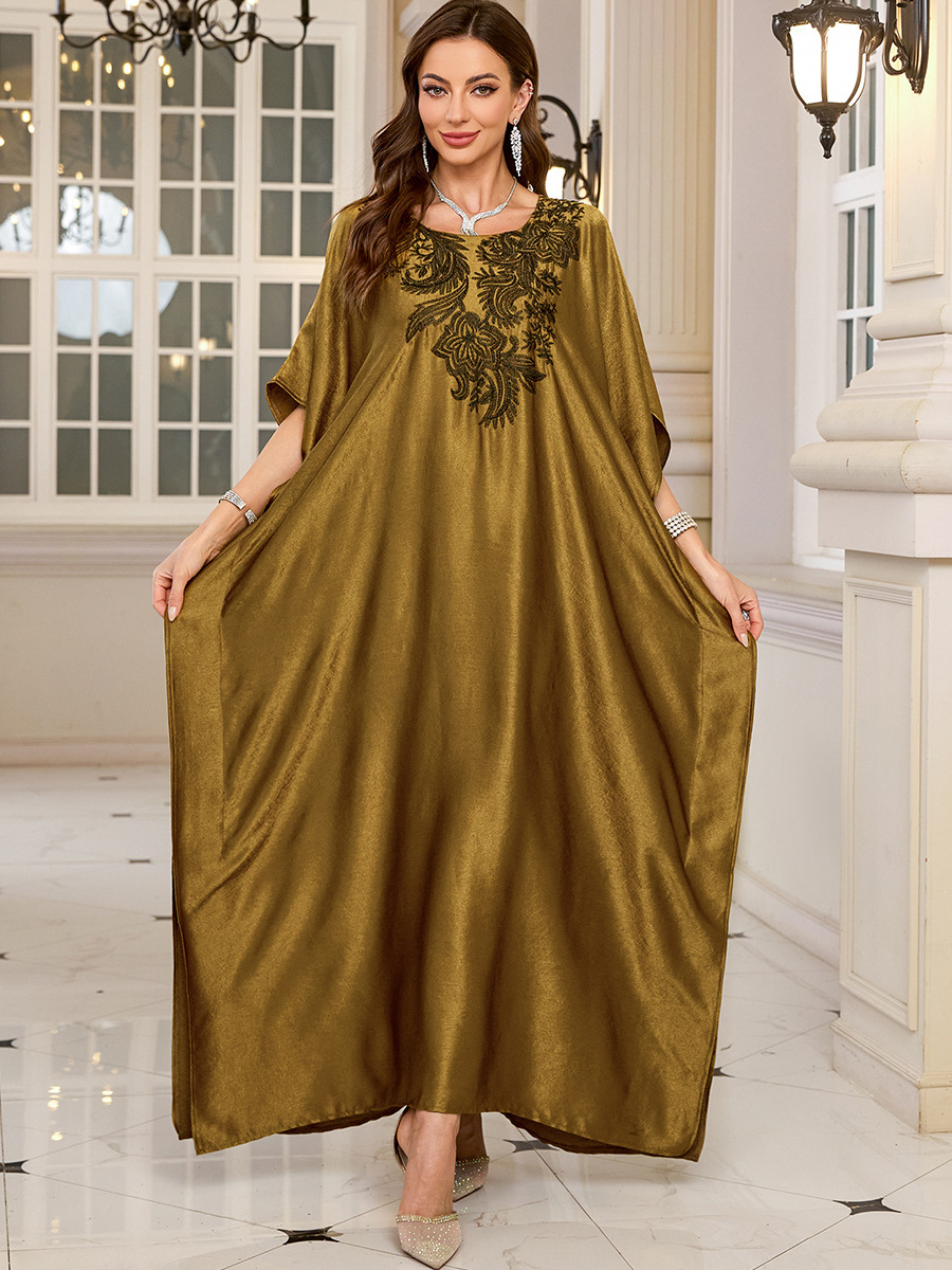 Caftans Longos Bordados para M - Cover Up Kaftan avaliação e preço